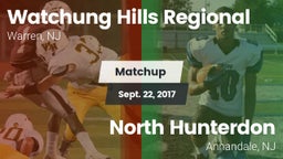 Matchup: Watchung Hills vs. North Hunterdon  2017