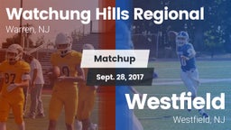 Matchup: Watchung Hills vs. Westfield  2017