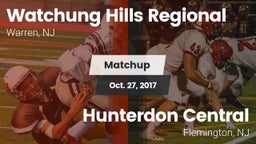 Matchup: Watchung Hills vs. Hunterdon Central  2017