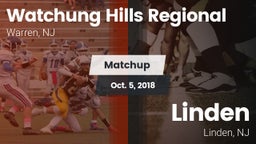 Matchup: Watchung Hills vs. Linden  2018