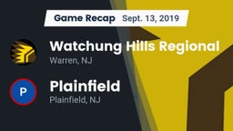 Recap: Watchung Hills Regional  vs. Plainfield  2019