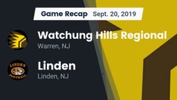 Recap: Watchung Hills Regional  vs. Linden  2019