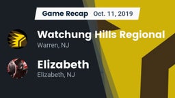 Recap: Watchung Hills Regional  vs. Elizabeth  2019