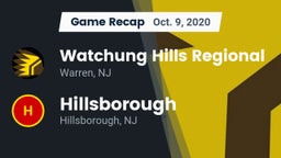 Recap: Watchung Hills Regional  vs. Hillsborough  2020
