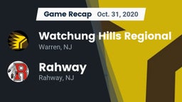Recap: Watchung Hills Regional  vs. Rahway  2020