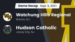 Recap: Watchung Hills Regional  vs. Hudson Catholic  2021