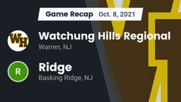 Recap: Watchung Hills Regional  vs. Ridge  2021