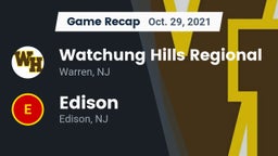 Recap: Watchung Hills Regional  vs. Edison  2021