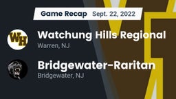 Recap: Watchung Hills Regional  vs. Bridgewater-Raritan  2022