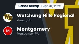 Recap: Watchung Hills Regional  vs. Montgomery  2022