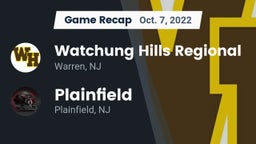 Recap: Watchung Hills Regional  vs. Plainfield  2022
