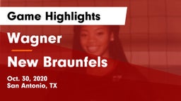 Wagner  vs New Braunfels  Game Highlights - Oct. 30, 2020