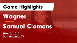 Wagner  vs Samuel Clemens  Game Highlights - Nov. 3, 2020