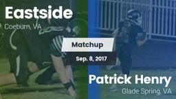 Matchup: Eastside  vs. Patrick Henry  2017