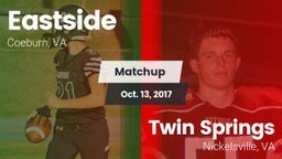 Matchup: Eastside  vs. Twin Springs  2017