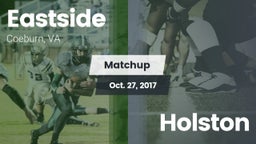 Matchup: Eastside  vs. Holston  2017