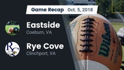 Recap: Eastside  vs. Rye Cove  2018