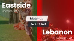 Matchup: Eastside  vs. Lebanon  2019
