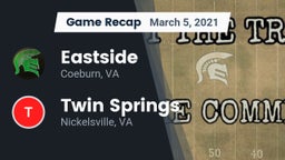 Recap: Eastside  vs. Twin Springs  2021