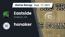 Recap: Eastside  vs. honaker 2021