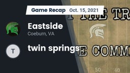 Recap: Eastside  vs. twin springs 2021