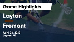 Layton  vs Fremont  Game Highlights - April 22, 2022