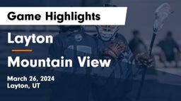 Layton  vs Mountain View  Game Highlights - March 26, 2024