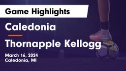 Caledonia  vs Thornapple Kellogg  Game Highlights - March 16, 2024