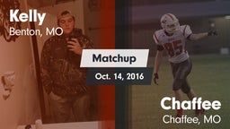 Matchup: Kelly  vs. Chaffee  2016