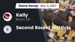 Recap: Kelly  vs. Second Round Districts 2021