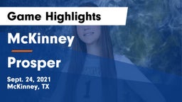 McKinney  vs Prosper Game Highlights - Sept. 24, 2021