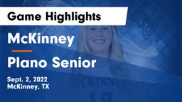 McKinney  vs Plano Senior  Game Highlights - Sept. 2, 2022
