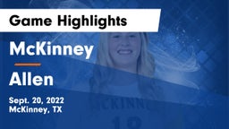McKinney  vs Allen  Game Highlights - Sept. 20, 2022