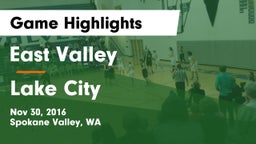 East Valley  vs Lake City  Game Highlights - Nov 30, 2016