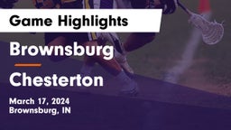 Brownsburg  vs Chesterton  Game Highlights - March 17, 2024