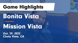 Bonita Vista  vs Mission Vista  Game Highlights - Oct. 29, 2022