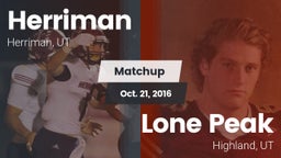 Matchup: Herriman vs. Lone Peak  2016