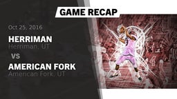 Recap: Herriman  vs. American Fork  2016