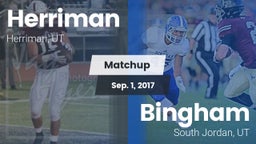 Matchup: Herriman vs. Bingham  2017