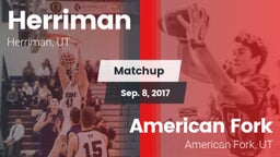 Matchup: Herriman vs. American Fork  2017