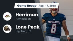 Recap: Herriman  vs. Lone Peak  2018