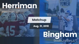 Matchup: Herriman vs. Bingham  2018