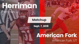 Matchup: Herriman vs. American Fork  2018