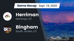 Recap: Herriman  vs. Bingham  2020