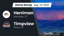 Recap: Herriman  vs. Timpview  2022