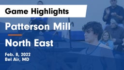 Patterson Mill  vs North East Game Highlights - Feb. 8, 2022