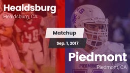 Matchup: Healdsburg High vs. Piedmont  2017