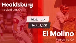 Matchup: Healdsburg High vs. El Molino  2017
