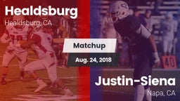 Matchup: Healdsburg High vs. Justin-Siena  2018