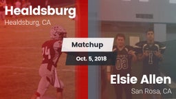 Matchup: Healdsburg High vs. Elsie Allen  2018